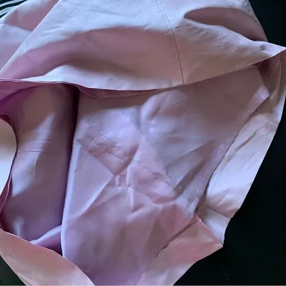 TARA JARMON PINK SILK MIDI DRESS - Picture 11 of 13